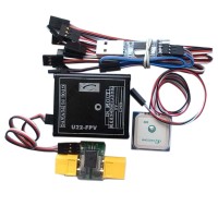 U22 Flight Control Mainboard GPS Current Meter USB Upgrade Cable Inductance 6 Pairs Servo Cables