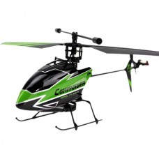 WLtoys V911-1 Upgrade Version 2.4G 4CH Single Blade Gyro RC Remote Control Helicopter New Plug Green BNF