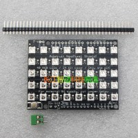 CJMCU- 40-Bit 5x8 Bit WS2812B 5050 RGB LED Pixel Built-in Full Color Driver Light Development Board