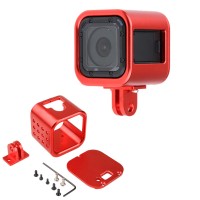 Multifunctional Aluminium Alloy Protective Metal Housing Case Shell for Gopro Hero4 Session