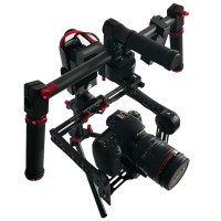 SteadyMaker Tank Plus 3-Axis 32 Bit CNC Handheld Brushless Camera Steady Gimbal Stabilizer V2 with Wired Joystick for 5D DSLR