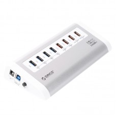 ORICO UH4C4 White 8 Ports USB 3.0 Charging HUB USB Splitter for Ipad Iphone Charger Computer PC Laptop  
