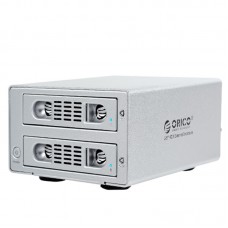 ORICO 3529RUS3 Aluminum 2 Bay USB3.0/eSATA External 3.5'' RAID SATA Hard Drive HDD Enclosure