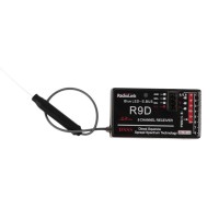 RadioLink R9D 2.4G 9CH DSSS Receiver for RadioLink AT9 AT10 Transmitter RC Helicopter Multirotor Support S-BUS