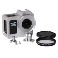 SJCAM Camera Case Frame Housing Protector Ring Cover for SJ4000 SJ6000 SJ7000 HD Sport Camera-Silver