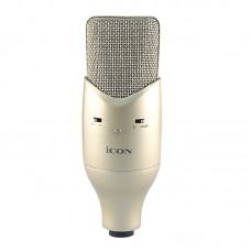 ICON M2 Large Diaphragm Studio Condenser Microphone Professional Recording Mic for Network Karaoke