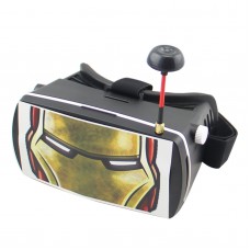 5 inch Display 5.8G 32CH Googles DIY FPV Video Glasses Ready to Use Iron Man for Multicopter
