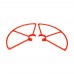 YUNEEC Q500 Quick-Release Propeller Protector Bumper Protective Guards for Multicopter Black and Red -4Pack