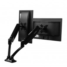 Computer Monitor Dual Mount Desktop LCD Computer Rack Bracket Holder TV Stand for 10-27inch