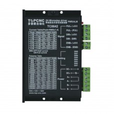 TC8642 DC24V-50V Two-Phase Stepper Motor Driver 4.2A 128 Microstep Driving for Engraving Machine CNC
