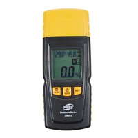 GM610 Wood Moisture Meter with LCD Measurement Timber Humidity Damp Detector Tester Thermometer Hygrometer