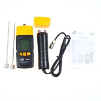 GM620 Wood Moisture Meter with LCD Measurement Timber Humidity Damp Detector Tester Thermometer Hygrometer