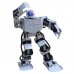 16DOF Robo-Soul H3s Biped Robotics Two-Legged Human Robot Aluminum Frame Kit with Servos & Helmet - White