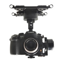 HG3D FPV Mini DSLR 3-Axis Brushless Gimbal Camera Mount PTZ for GH3 GH4 NEX5 A5000 6000 A7 Multicopter