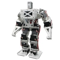 17 DOF Biped Robot Humanoid Anthropomorphic Combat Battle Robot Kit Height 38cm