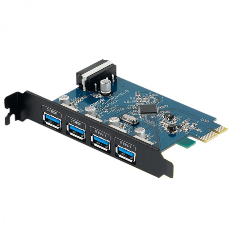 ORICO PVU3-4P High Speed 5Gbps Desktop 4 Port USB3.0 PCI Express Card ...