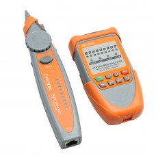 Wire Tracker i-POOK PK65A Detector Network Telephone Line Tester w/ VOLT & OHM Test Toner Ethernet LAN Line Finder