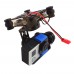 FPV 3 Axis CNC Metal Brushless Gimbal PTZ with Controller for DJI Phantom GoPro 3 4 Camera