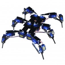 Six Feet Robot 6-Legged 18DOF Hexapod4 RC Mini Spider Robot Frame with 18 Servos