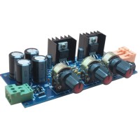 Unassembled TDA2030A 2.1 HIFI Amplifier Board 2x18W 2.0 Binaural Amplifier Module DIY Amp Kit Compatible w/LM1875