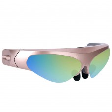 3D Virtual Reality Wide Screen Digital Video Glasses Eyewear Support IOS&Android FPV-Gold
