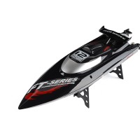 FT012 2.4G Brushless RC Racing Boat RTR Speedboat Upgraded FT009-Black