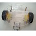Anycbot Smart Car Chassis Obstacle Avoidance Tracking Detection 2 Layers Acrylic Car Kit for DIY