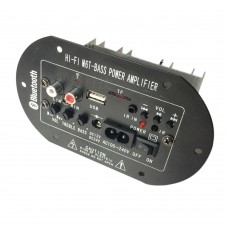 M6T HIFI Subwoofer Bass Power Amplifier Board TF Card USB Remote Control 12V 24V 220V for Car 