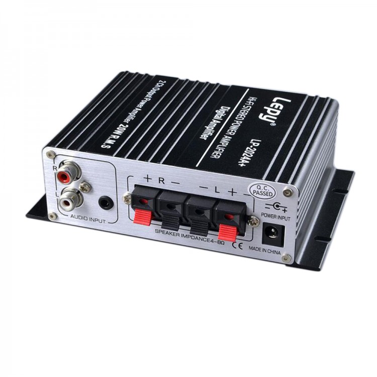 Lepy LP-2024 HIFI 2 Channel 20W Digital Stereo Audio Power Amplifier ...