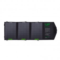 12W Foldable Solar Charger Portable Mobile Panel Solar Power Bank Dual USB output for Outdoor Charging