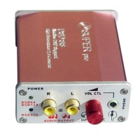 DSD88 Asynchronous Decoder DSD256 PCM Decoding 192KHZ SA9227 CS4398 HIFI USB External Sound Card-Pink