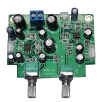 Mini Single Power 2.1 Preamp Board Bass Headphone Pre-Amplifier Module for Audio DIY