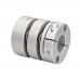 Flexible Aluminum Alloy Double Diaphragm Coupling for Servo Stepper Motor Coupler GL34 26x35 5mm to 14mm CNC