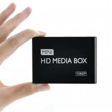 Mini HDMI Media Player 1080P Full HD TV Video Multimedia Player Box Support MKV RM-SD USB SDHC MMC HDD-HDMI