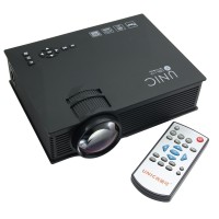 Unic UC46 Mini Portable Projector 1200 Lum HD 3D LED Wifi Home Theater for Android iOS Phone