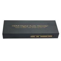 1080P HDMI Digital Audio Decoder HDMI to HDMI VGA SPDIF 5.1CH RCA Digital Multi-Channel Audio Decoder