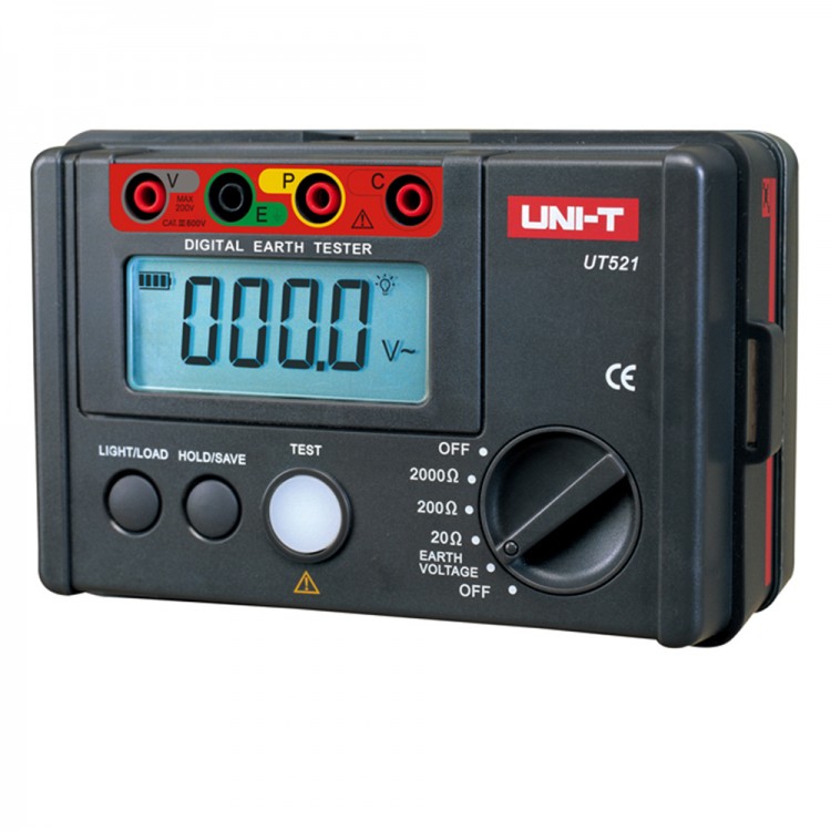 UNI-T UT522 LCD Digital Megger Earth Ground Insulation Resistance ...