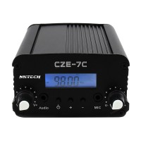 CZE7C 1W 7W FM Transmitter Stereo LCD Broadcast Radio Station Home Wireless Audio System