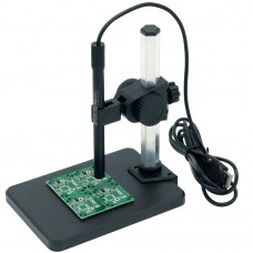 B006 GAOSUO 8 LED Digital Microscope 1X-600X HD CMOS Sensor Magnifier for Measurement Calibration