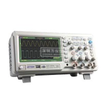 GA1202CAL Digital Storage 200MHz Oscilloscope Scopemeter 2 Channels 1GSa/s USB 7'' TFT LCD