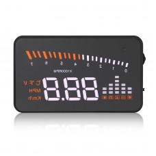 X5 3" Universal Auto Car HUD Head Up Display X3 Overspeed Warning Windshield Project Alarm System OBD2 II Interface