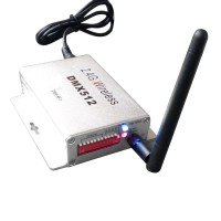 Wireless DMX512 Transceiver Signal Booster 2.4G Led Stage Light LED Controller Transmitter Receiver with Antenna