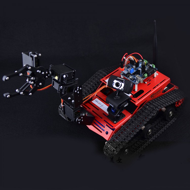 Smart WIFI Video Robot Car Kit 51duino 4 DOF Mechanical Arm 2DOF Video ...