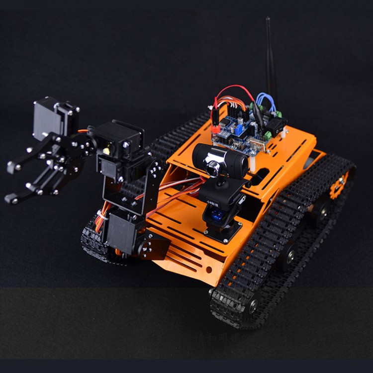 Smart WIFI Video Robot Car Kit 51duino 4 DOF Mechanical Arm 2DOF Video ...