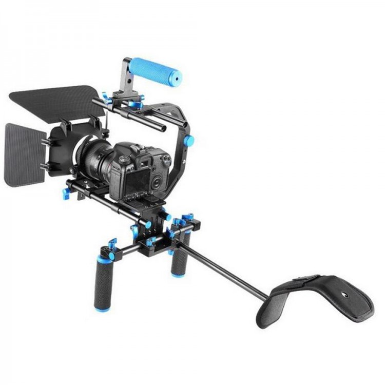 Yelangu D Camera Rig Shoulder Mount Stabilizer For Dslr Video Camera Dv Free Shipping