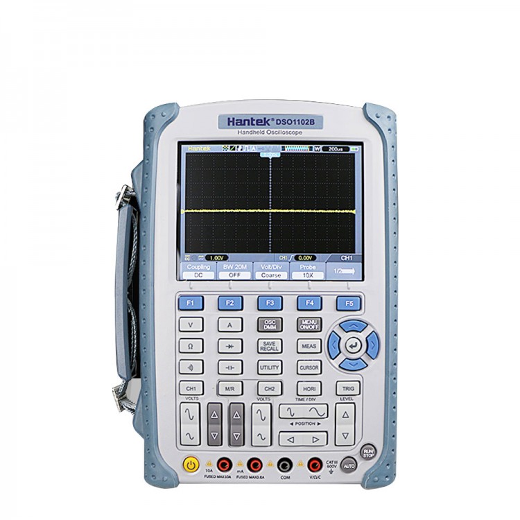 Hantek DSO1102B Digital Oscilloscope USB 100MHz 2 CH LCD Multimeter OSC ...