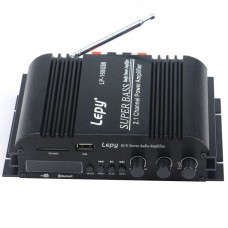 Lepy LP-168S 2.1 Channel 12V HIFI Stereo Power Amplifier 40Wx2+68W Super Bass Audio AMP