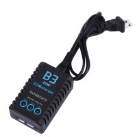 B3 20W 1.6A Compact Portable Battery Balance Charger 7.4V 11.1V for 2s-3s RC LiPo RC Boart Car Airplane Hobby