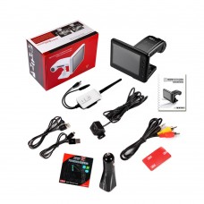 PAT-860HD 3.5-inch 720P Wireless HD Car DVR Box with Reversing Camera System Video Recorder