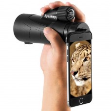 EK8510 Portable Waterproof Monocular 8x42MM Wildlife Viewing Night Vision Telescope for Android iOS Smartphone
